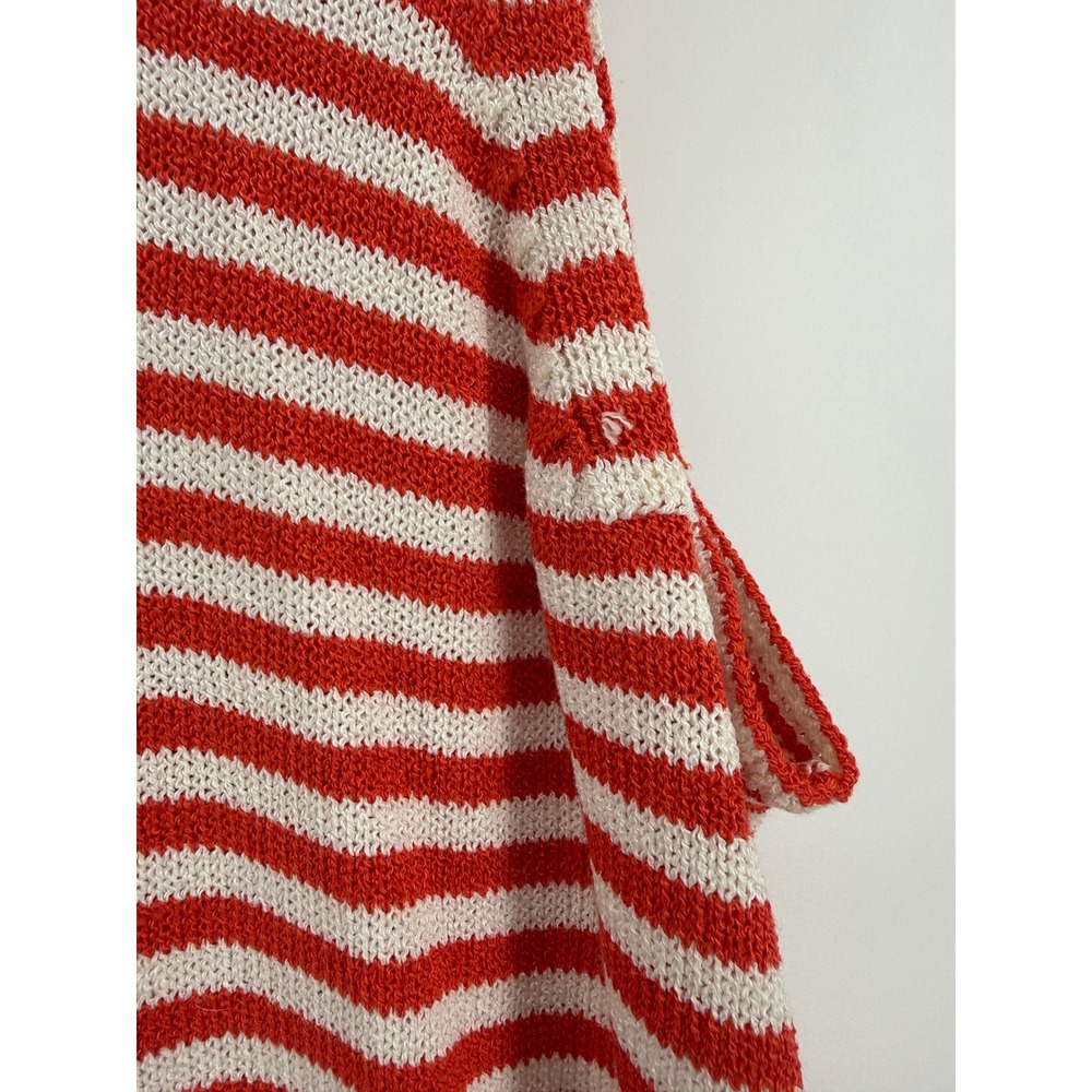 CHAUS & CO Womens Plus Size 3X Red White Striped Sleeveless Knit Top - Picture 5 of 6